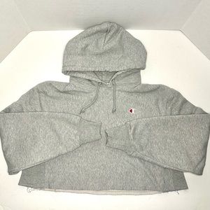 CHAMPION REVERSE WEAVE CROP HOODIE